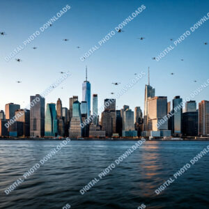 drones over new York